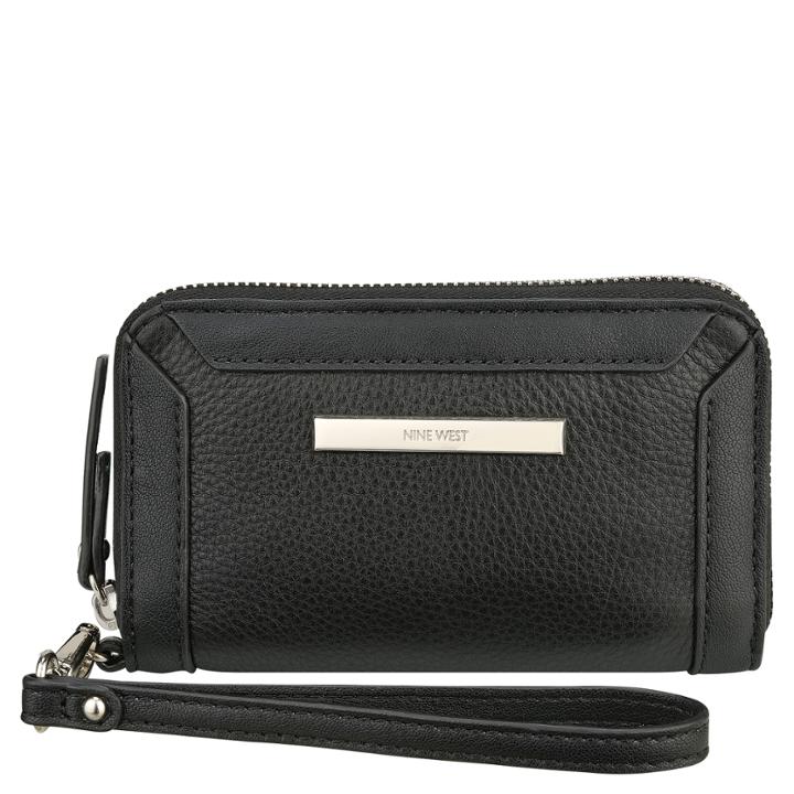 Nine West Geneva Leather Wristlet