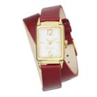 Nine West Oniella Red Double Strap Watch