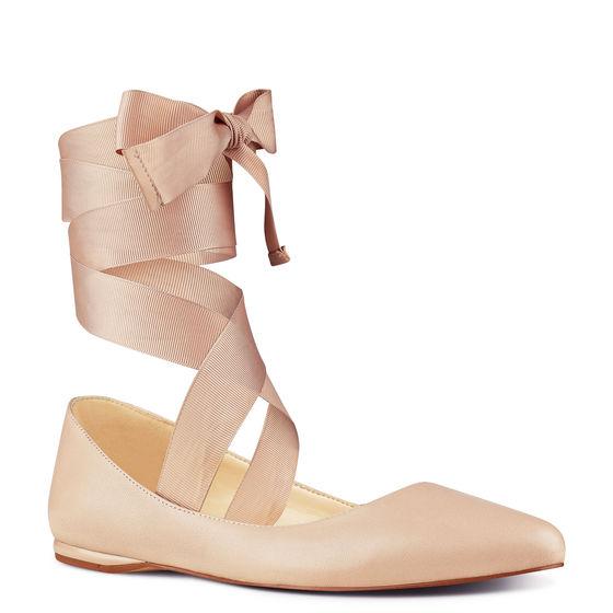 Nine West Samara Interchangeable Ribbon Fla