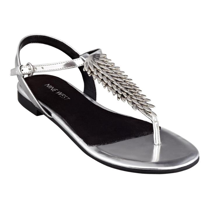 Nine West Zachi Metallic Thong Sandals