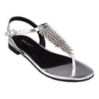Nine West Zachi Metallic Thong Sandals