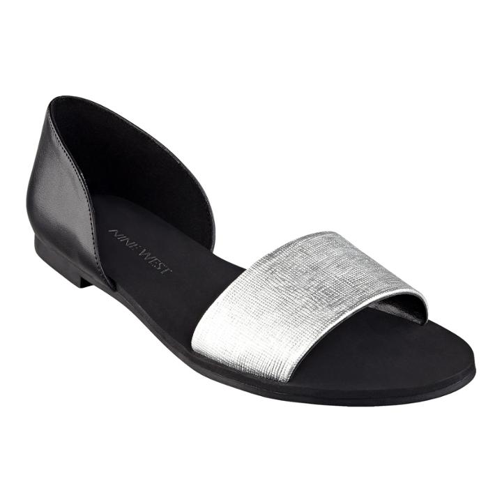 Nine West Sami Open Toe Flats