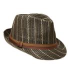 Nine West Textured Weave Fedora Hat