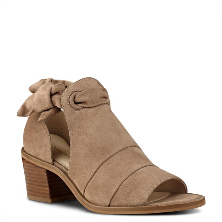 Nine West Rollicking Open Toe Booties