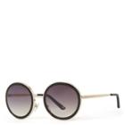 Nine West Eyelah Round Sunglasses