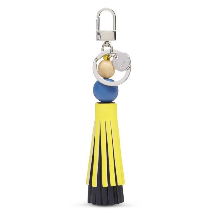 Nine West Nine West Key Chain Tassel, Yellow/ Blue Multi