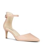 Nine West Nine West Sharmila Ankle Strap Pumps, Cameo Rose Leather