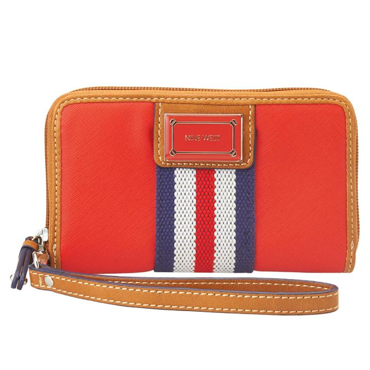 Nine West Prep It Up Tech Zip Around Wallet