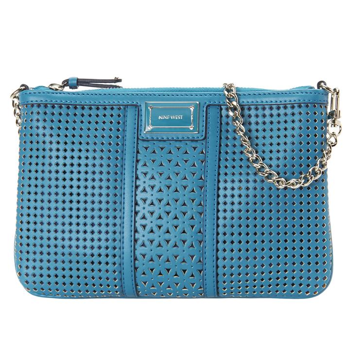 Nine West Perforated Demi Clutch