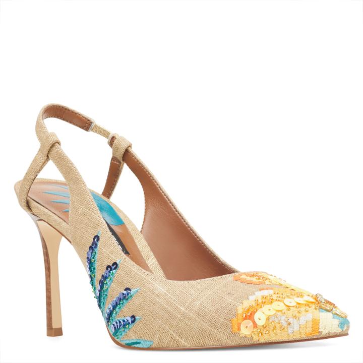 Nine West Nine West Embroidery Slingback Pumps