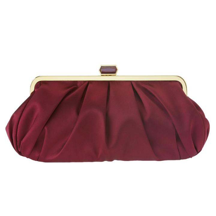 Nine West Champagne Wishes Satin Clutch
