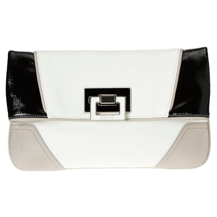 Nine West Valley Of The Dolls Foldover Clutch Handbag
