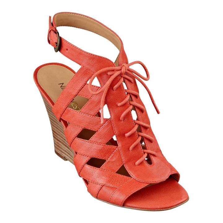 Nine West Maximilian Peep Toe Wedge Sandals