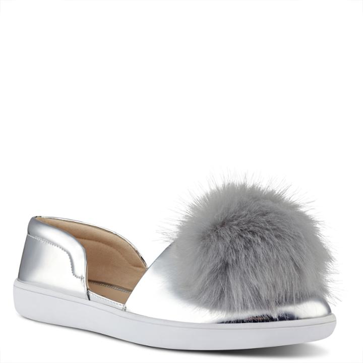 Nine West Leah Pom Pom Sneakers
