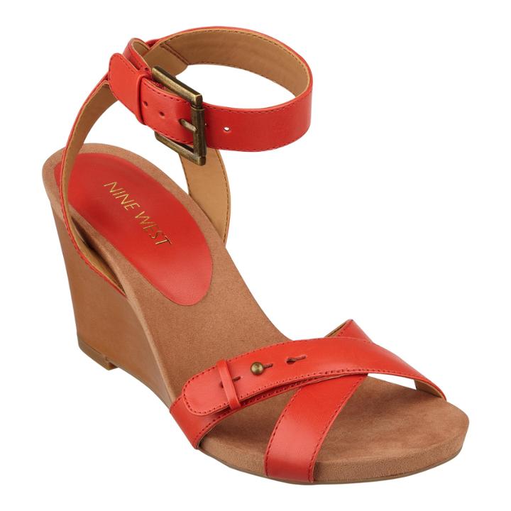 Nine West Ellianna Covered Wedge Sandals
