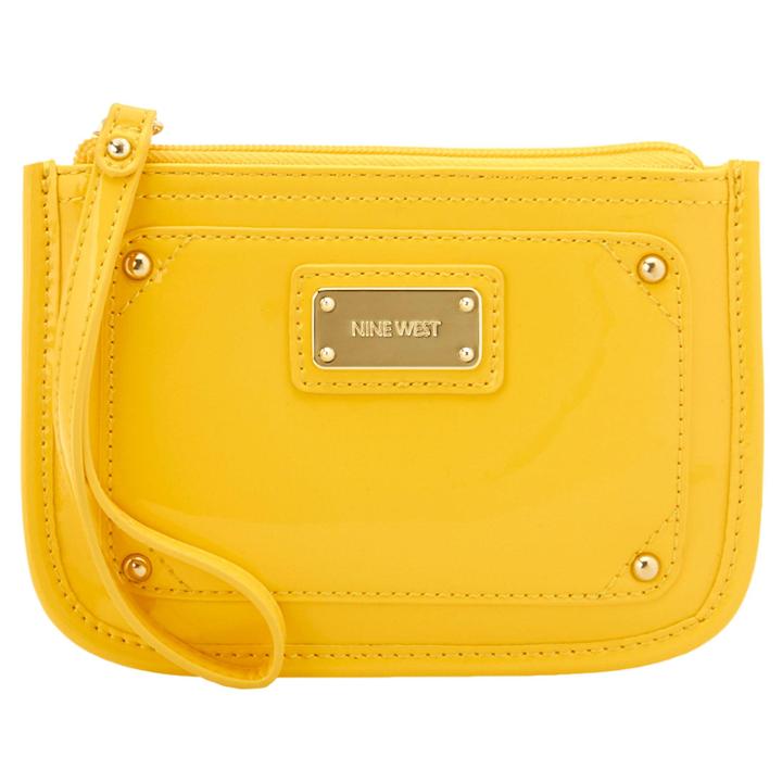 Nine West Table Treasures Faux Patent Leather Wristlet