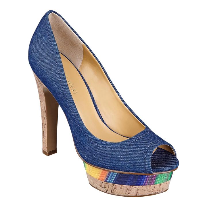 Nine West Runback Peep Toe Pump