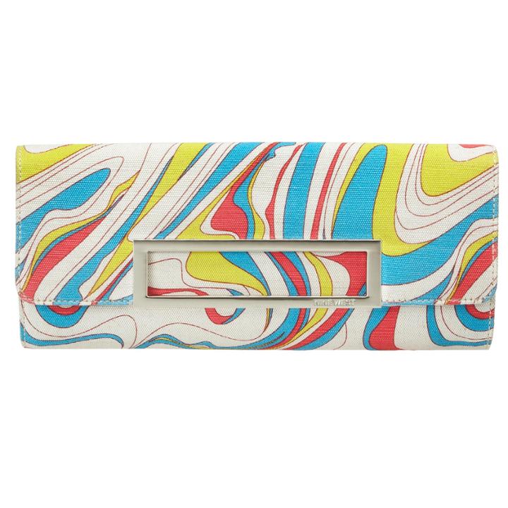 Nine West Tropicana Foldover Cut Out Clutch Handbag