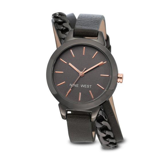 Nine West Darbiesue Double Wrap Strap Watch