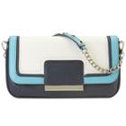 Nine West Astor Color Block Leather Clutch Bag