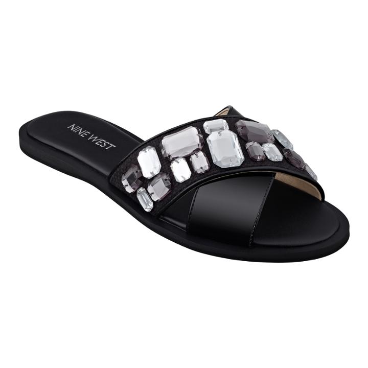 Nine West Nawty Flat Slide Sandals