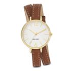 Nine West Sesha Double Wrap Strap Watch