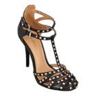 Nine West Rockster T-strap Heels With Studs