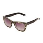 Nine West Leopard Cat Eye Sunglasses
