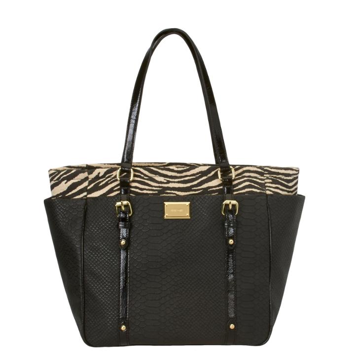Nine West Double Up Snake Embossed Tote