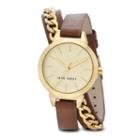 Nine West Nine West Darbiesue Double Wrap Strap Watch