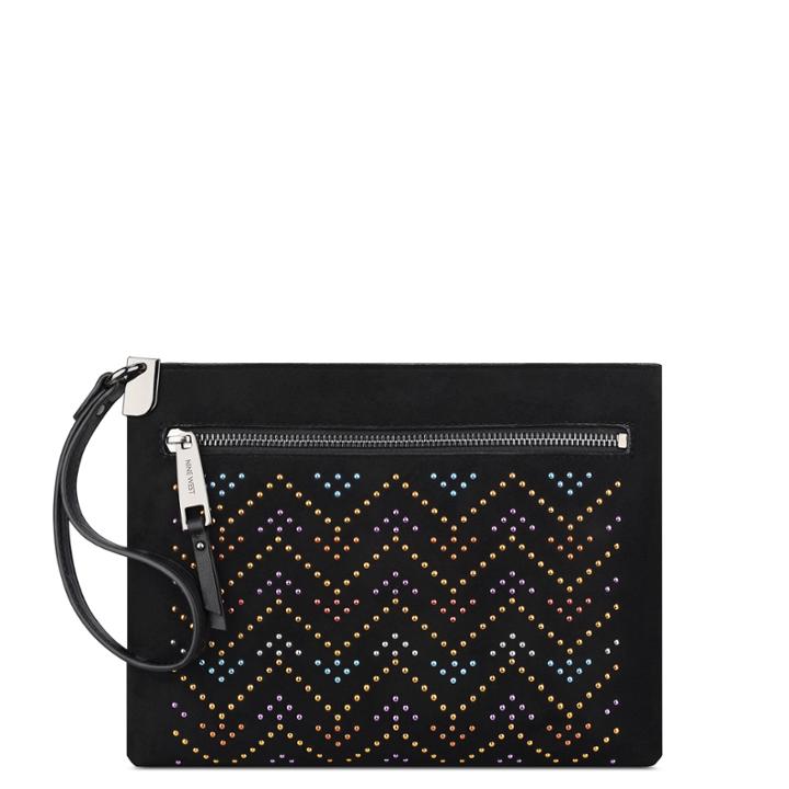 Nine West Nine West Candis Wristlet, Black Synthetic