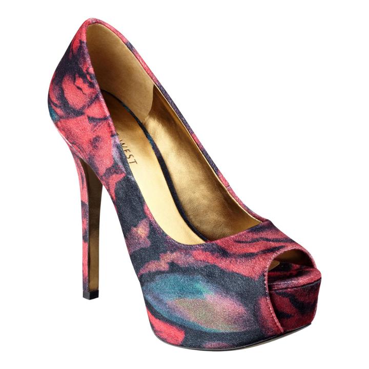 Nine West Cinched Peep Toe Pump