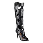 Nine West Dewy Caged Leather Gladiator Boots