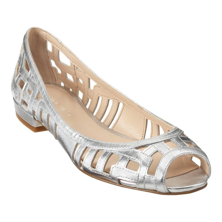 Nine West Jyana Peep Toe Flat