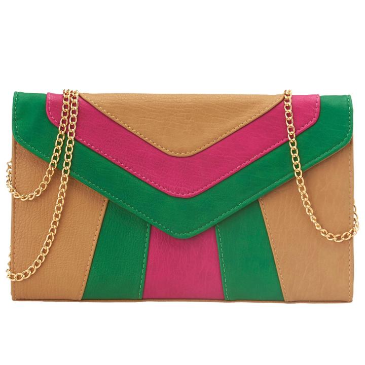 Nine West Cecilia Color Block Clutch Bag