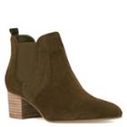 Nine West Nine West Auggy Pointy Toe Booties, Olive Green