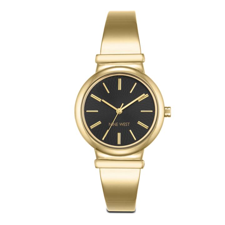 Nine West Dorotah Gold-tone Bangle Watch