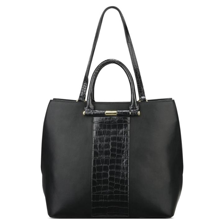 Nine West Nine West Divide And Conquer Tote, Snow Petal/black Synthetic