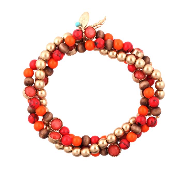 Nine West Beaded Stretch Bracelet