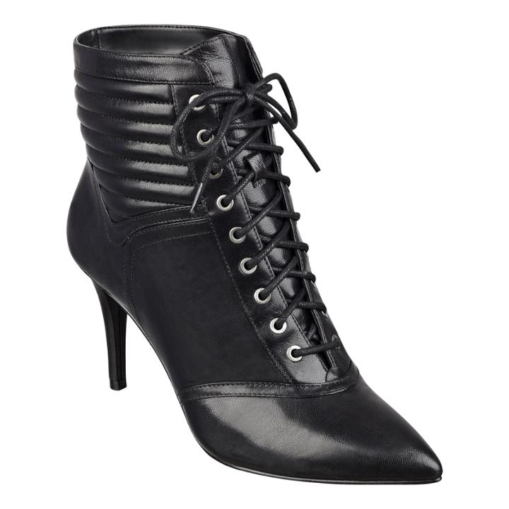 Nine West Pithon Pointy Toe Booties