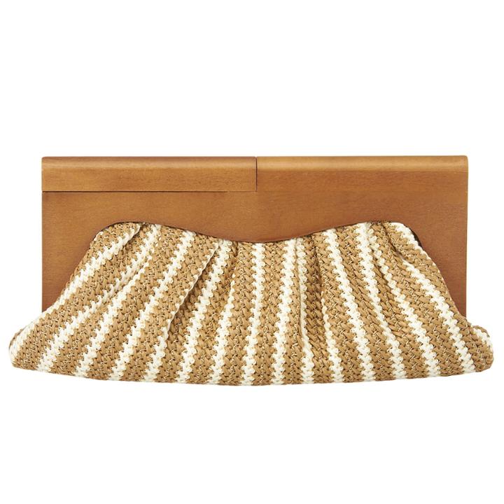 Nine West Cassie Straw Clutch