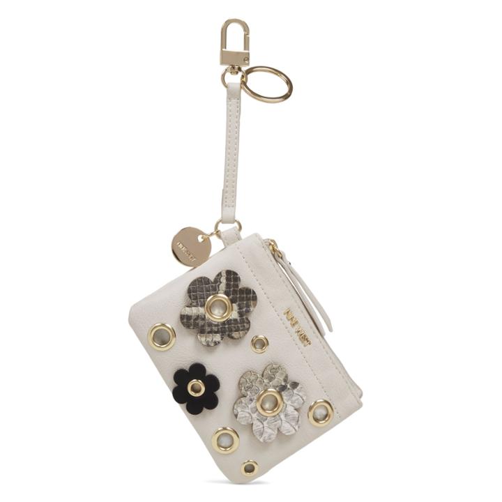 Nine West Flowers Key Chain Coin Purse