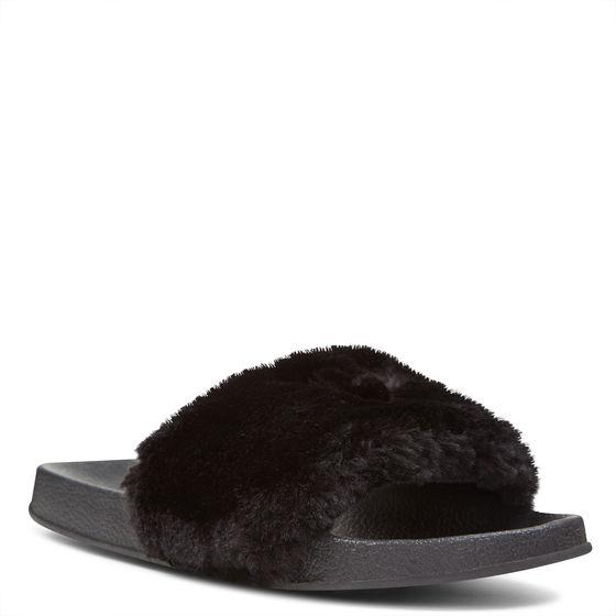 Nine West Brennens Slides With Heart Embroidery 