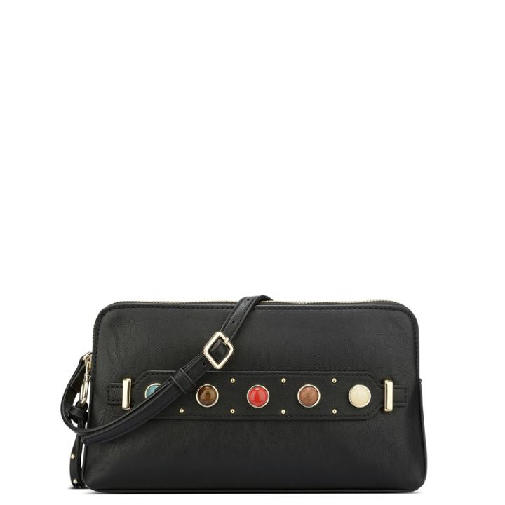 Nine West Nine West Jilliana Clutch, Black Synthetic