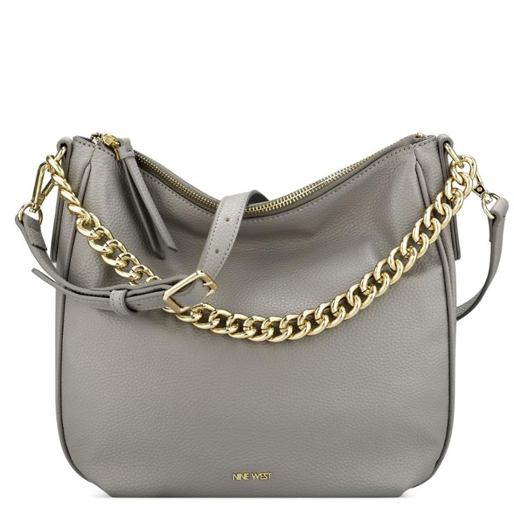 Nine West Nine West Morna Hobo Bag, Grey