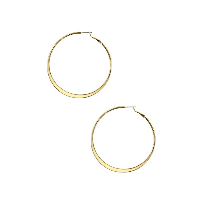 Nine West Large Flat Hoop Earrings
