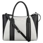 Nine West Track-tion Action Satchel Snow Petal/black)