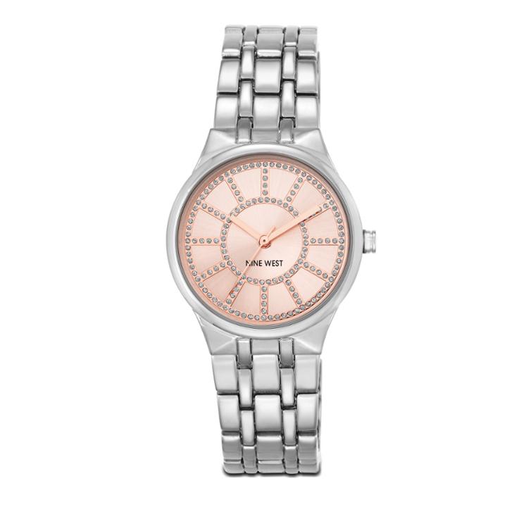Nine West Dionysia Silver-tone Bracelet Watch