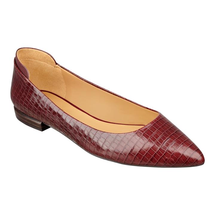 Nine West Liplock Pointy Toe Flats