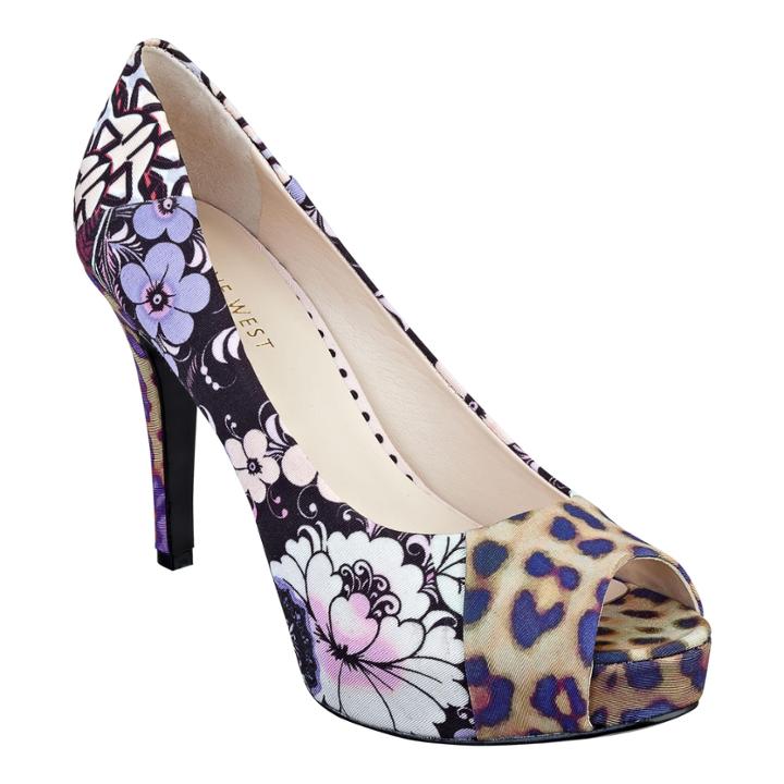 Nine West Cadee Open Toe Platform Pump